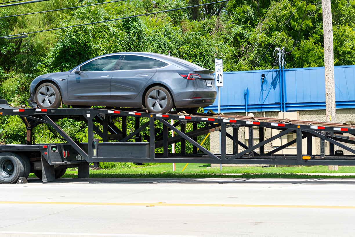 electric car towing